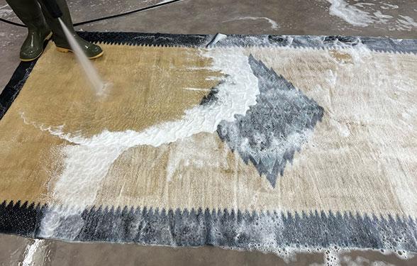 THE RUG CLEANING PROCESS