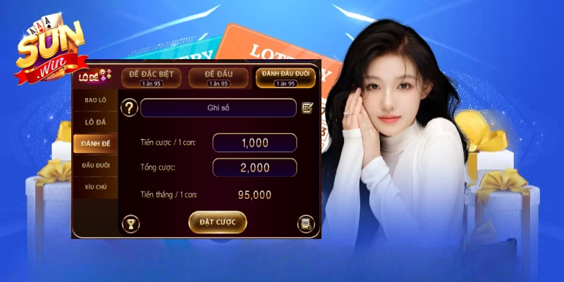 Chốt số đặt cược dễ dàng tại cổng game lô đề SUNWIN