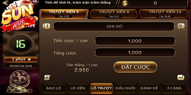 Đa dạng loại hình lô đề siêu tốc để người chơi chọn cược