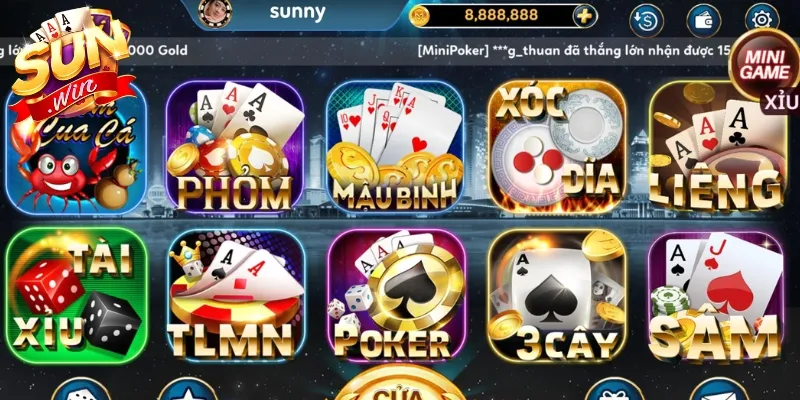 Nền tảng tập hợp nhiều chuyên mục hot cùng vô số tựa game hot