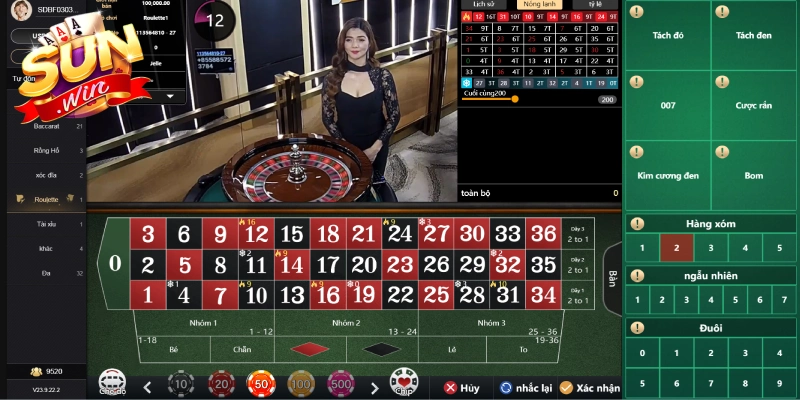 Trò chơi Roulette có nhiều loại hình cược, tỷ lệ thưởng cao